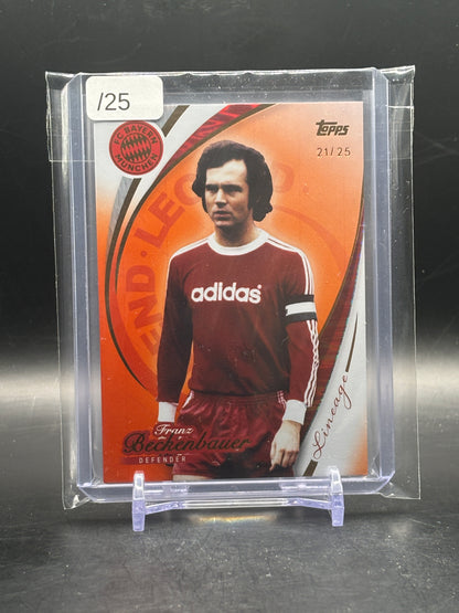 2025-26 Topps Lineage FC Bayern München Franz Beckenbauer 21/25
