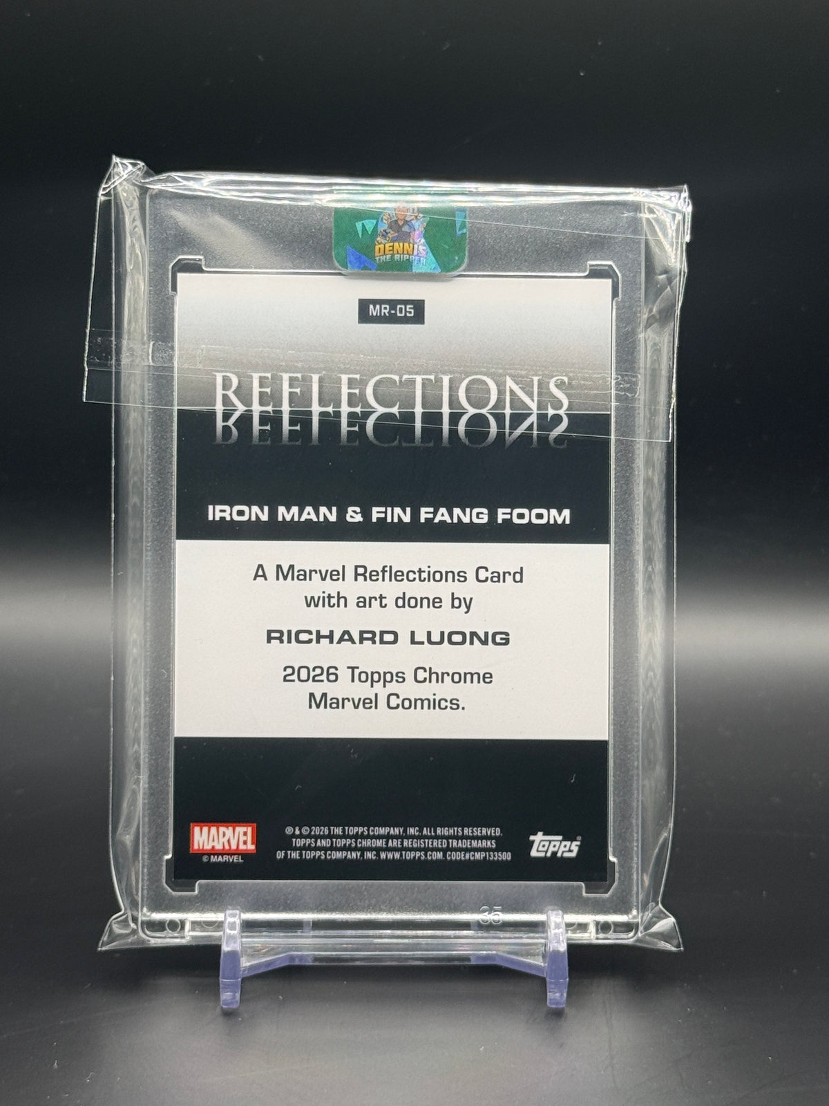 2026 Topps Chrome Marvel Comics Iron Man & Fin Gang Foom Reflections