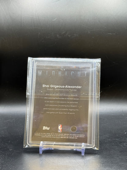 2025-26 Topps Midnight NBA Shai Gilgeous-Alexander Oklahoma City Thunder Twilight