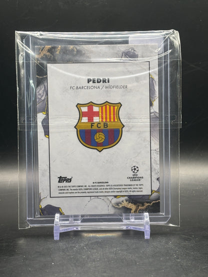 2022-23 Topps Inception UCC Pedri FC Barcelona First XI 01/49