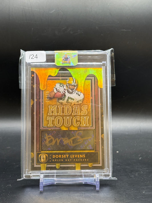 2023 Panini Gold Standard NFL Dorsey Levens Green Bay Packers Midas Touch Auto 02/24