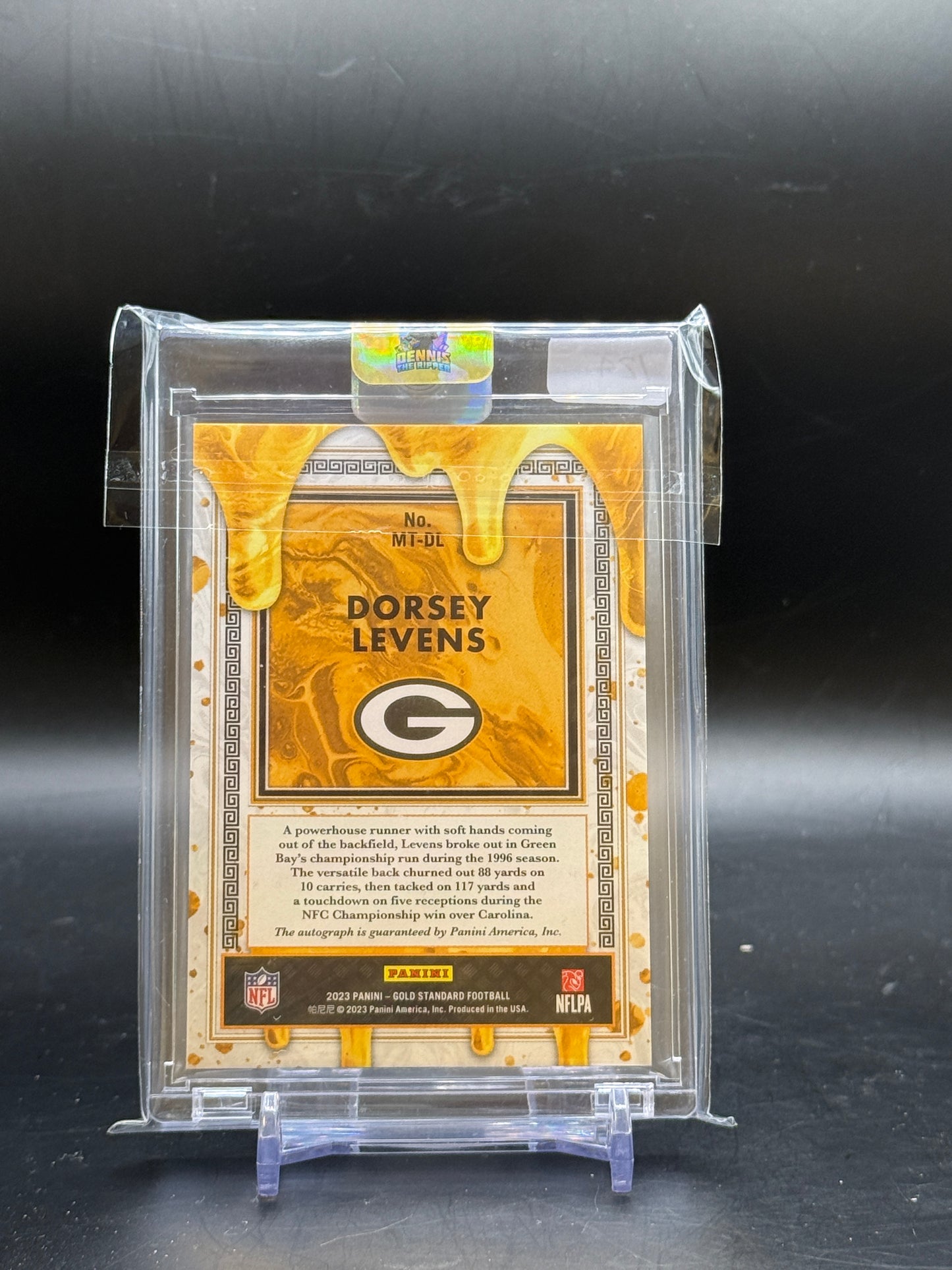 2023 Panini Gold Standard NFL Dorsey Levens Green Bay Packers Midas Touch Auto 02/24