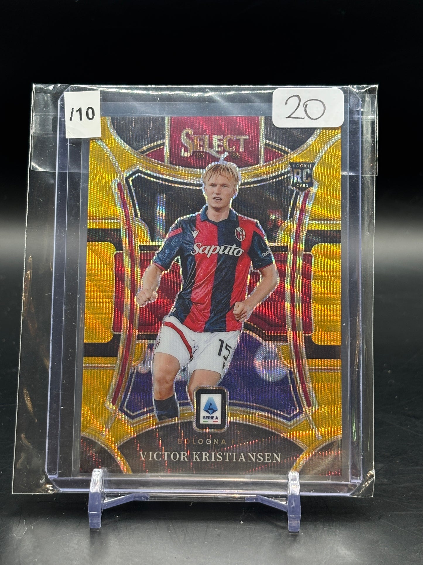 2023/2024 Panini Select Series A Soccer Bologna FC Victor Kristiansen 09/10