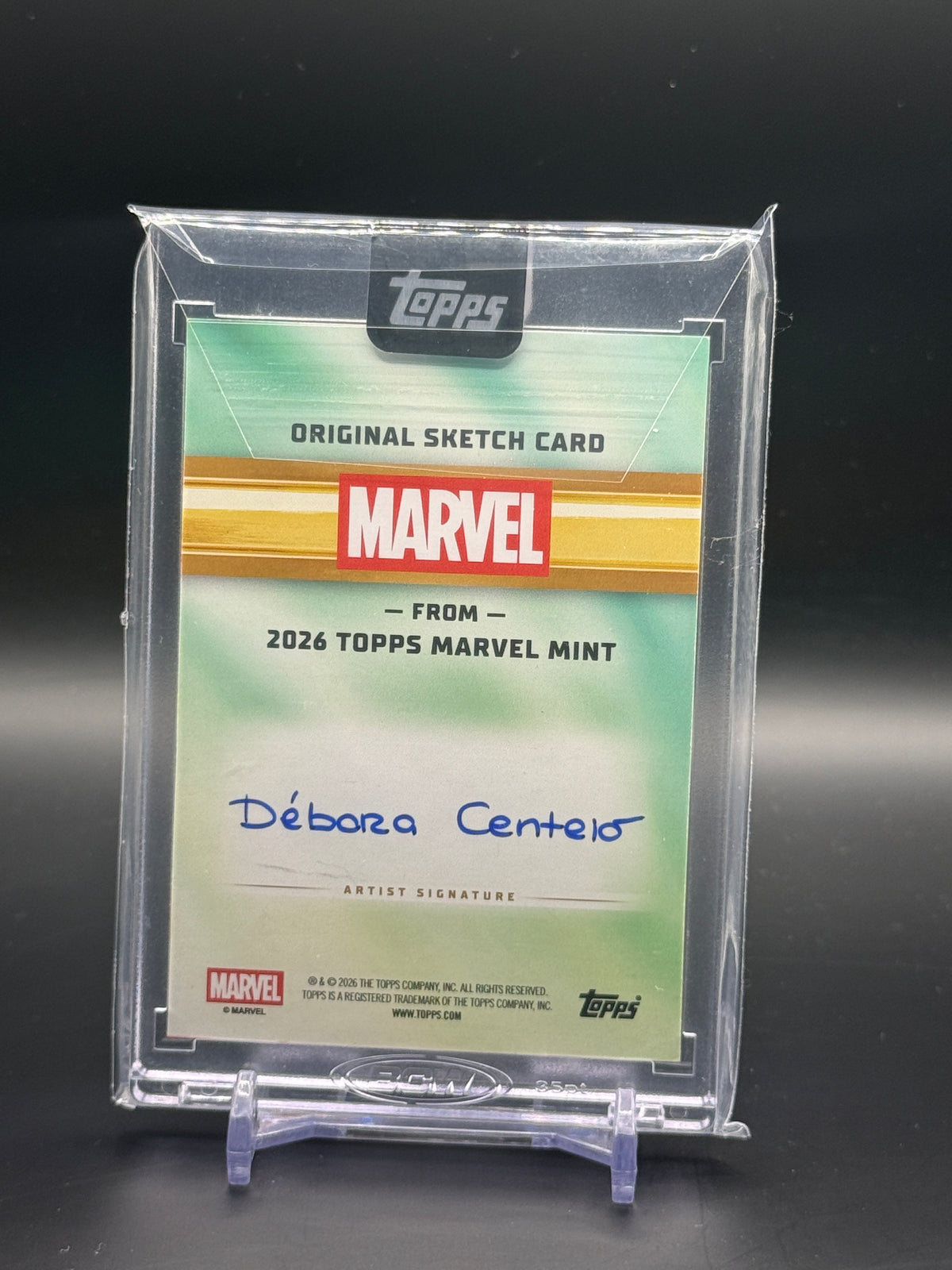 2026 Topps Mint Marvel Débora Centeio Sketch