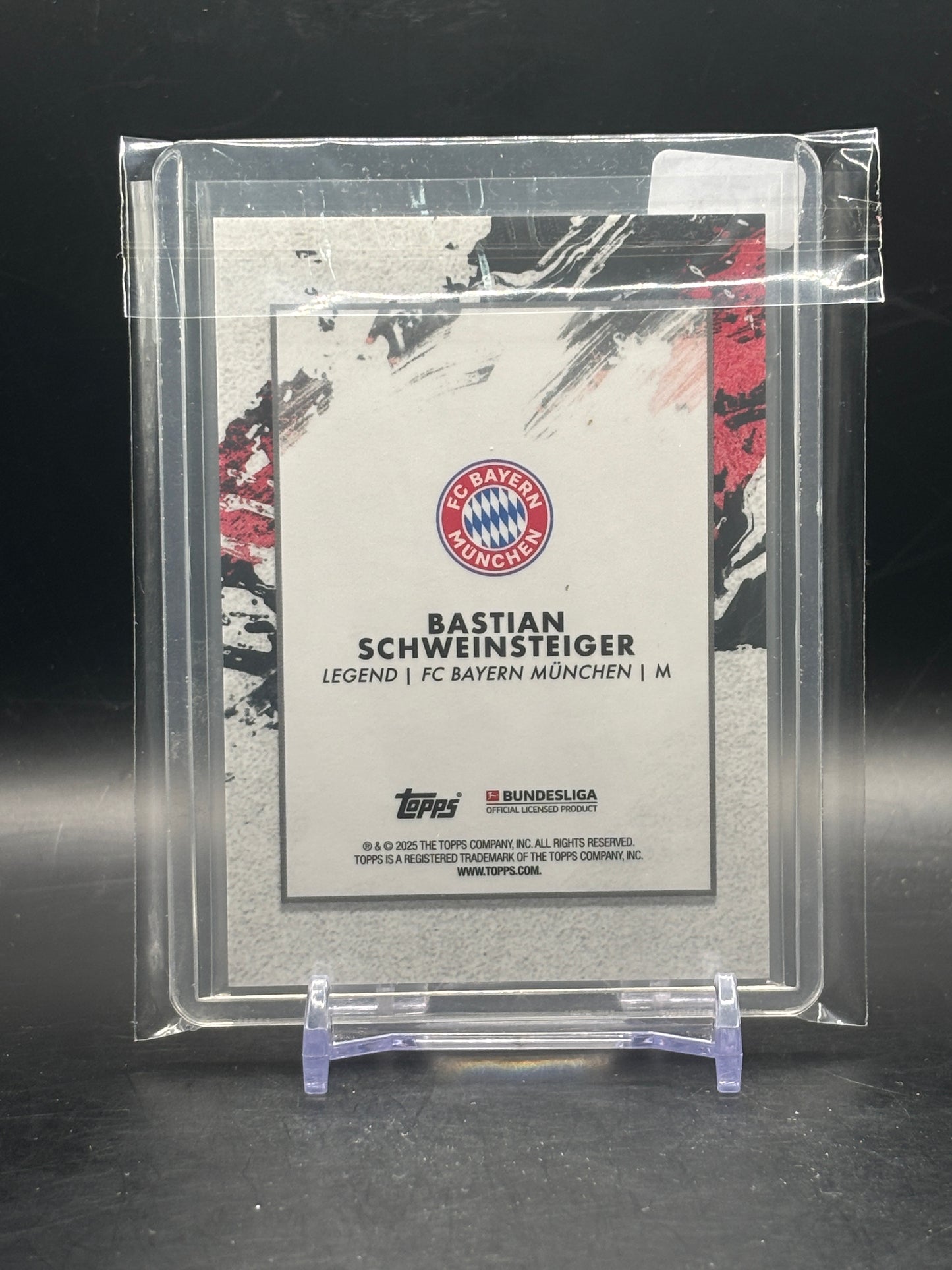 2024-25 Topps Inception Bundesliga Bastian Schweinsteiger FC Bayern München Legacy 25/75