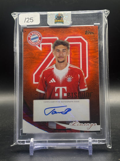 2025 Topps FC Bayern Lineage Tom Bischof Orange 16/25