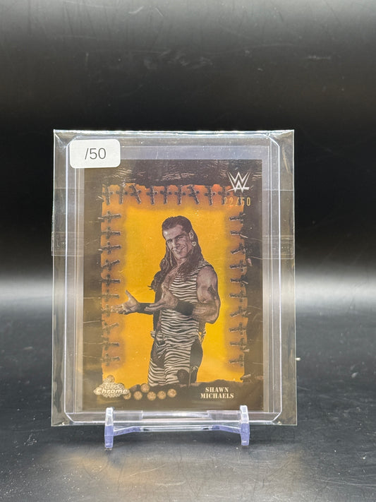 2025 Topps Chrome WWE x Cactus Jack Shawn Michaels Gold 22/50
