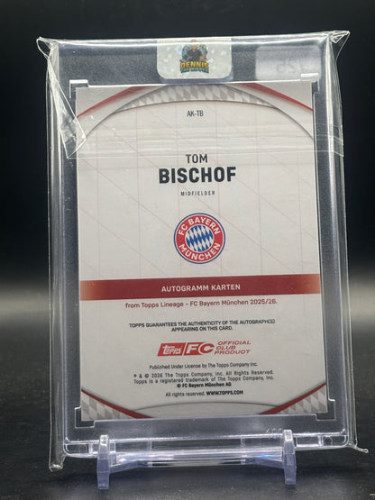 2025 Topps FC Bayern Lineage Tom Bischof Orange 16/25