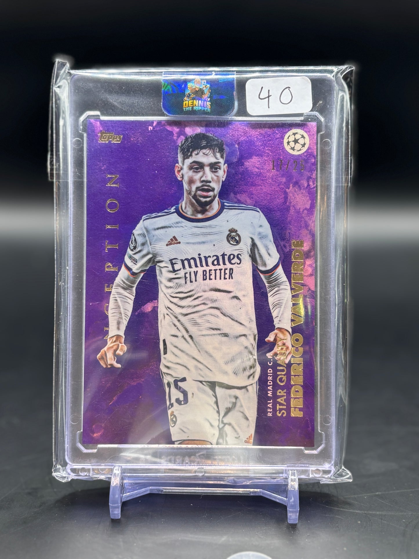 2022/23 Topps Inception Federico Valverde Purple