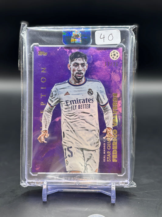 2022/23 Topps Inception Federico Valverde Purple