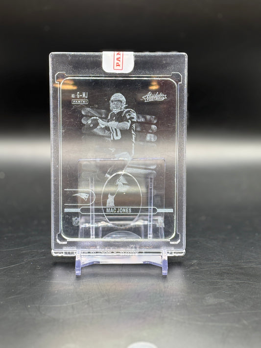 2022 Panini Absolute Mac Jones Glass SP