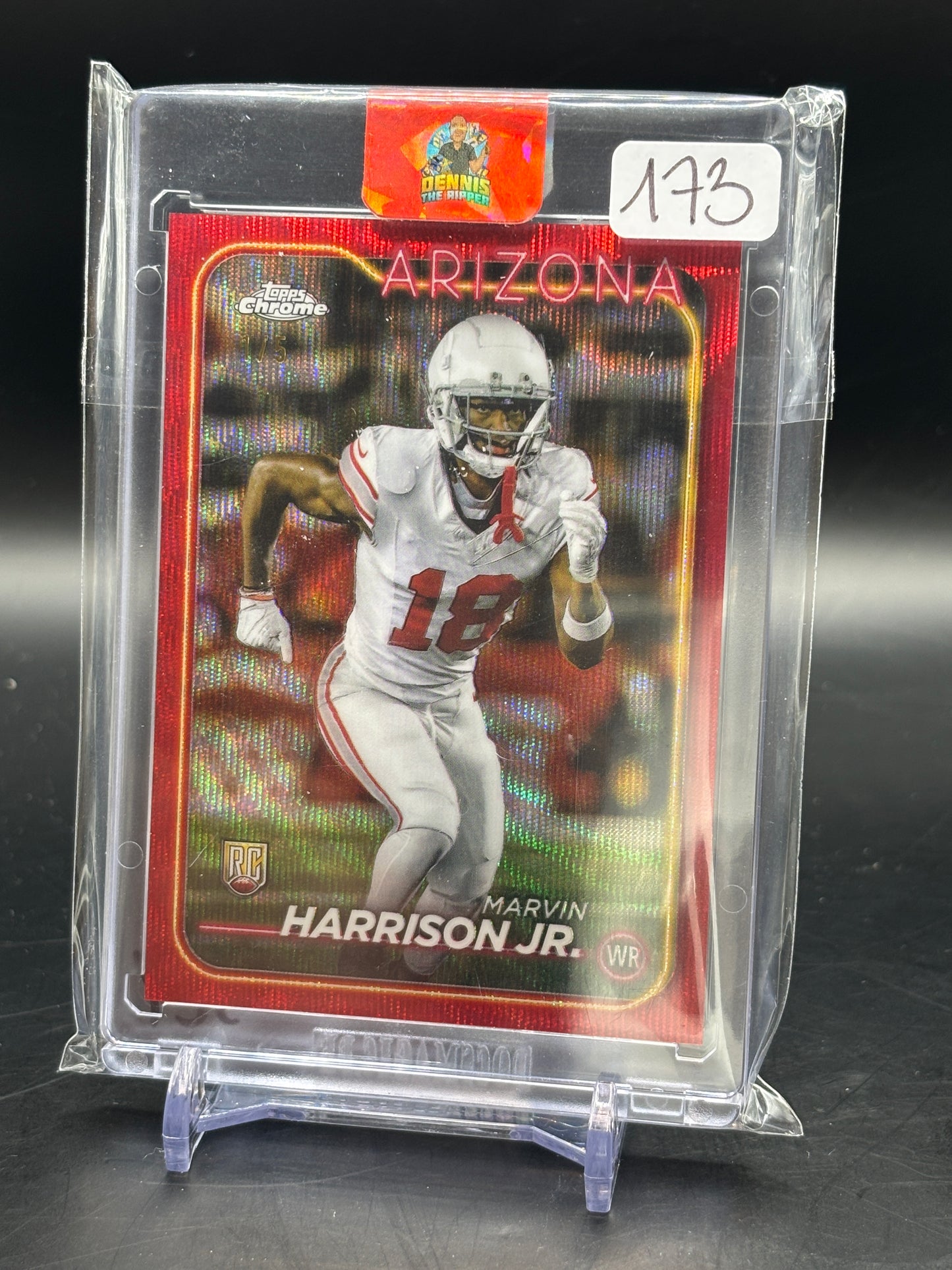 2024 Topps Chrome Cardinals Marvin Harrison Jr. /5