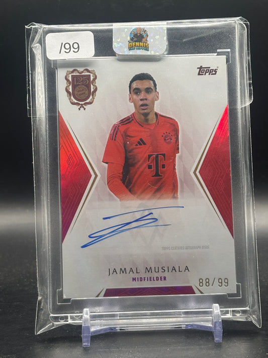 2025 Topps FC Bayern München 125 Years Jamal Musiala Auto 88/99