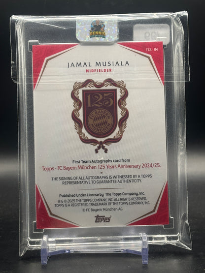 2025 Topps FC Bayern München 125 Years Jamal Musiala Auto 88/99