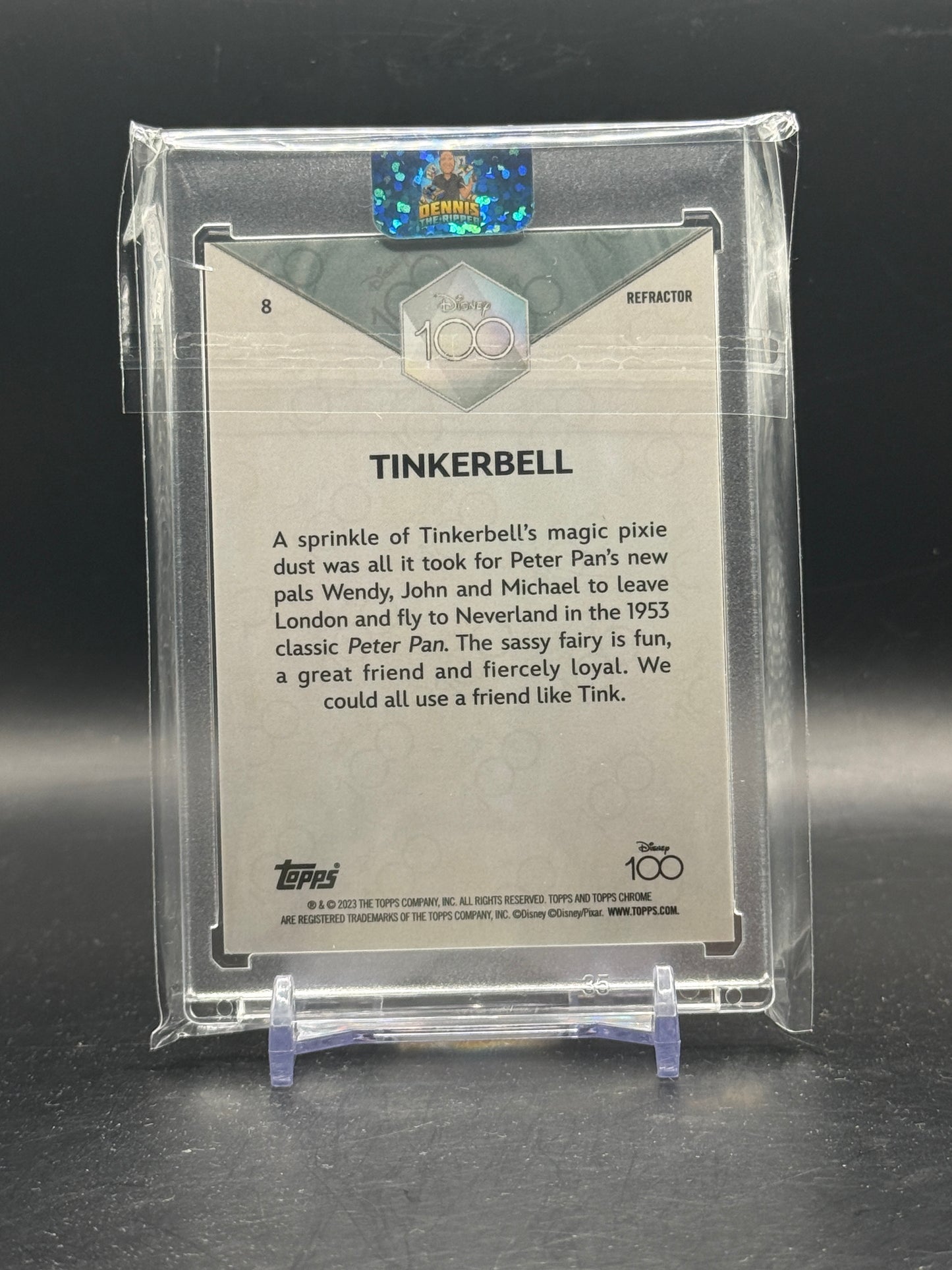2023 Topps Chrome Disney Tinkerbell Refractor