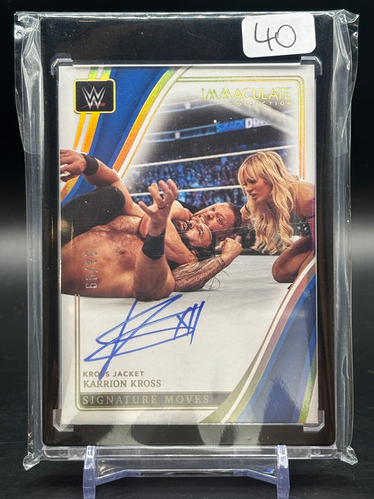 2023 Panini Immaculate Karrion Kross Auto 96/99