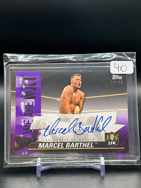 2021 Topps Next Marcel Barthel Purple Auto 13/75