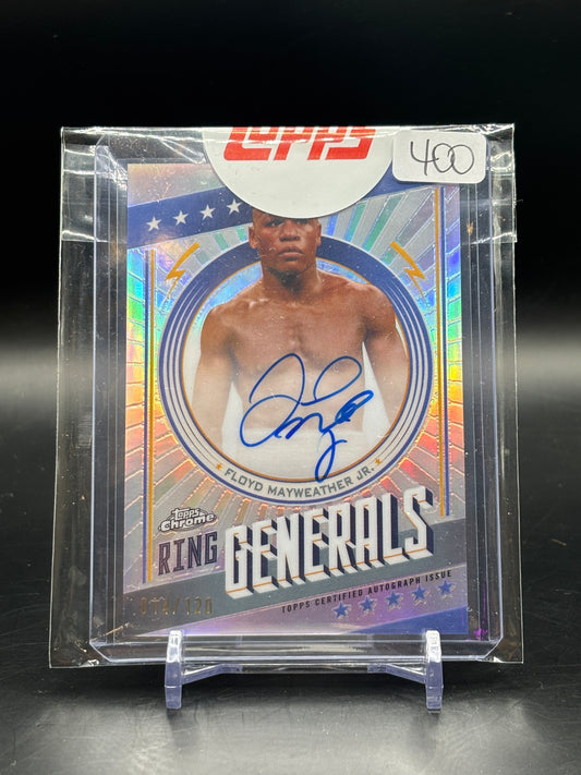 2024 Topps Chrome Floyd Maywether Jr. Ring Generals Auto 014/120