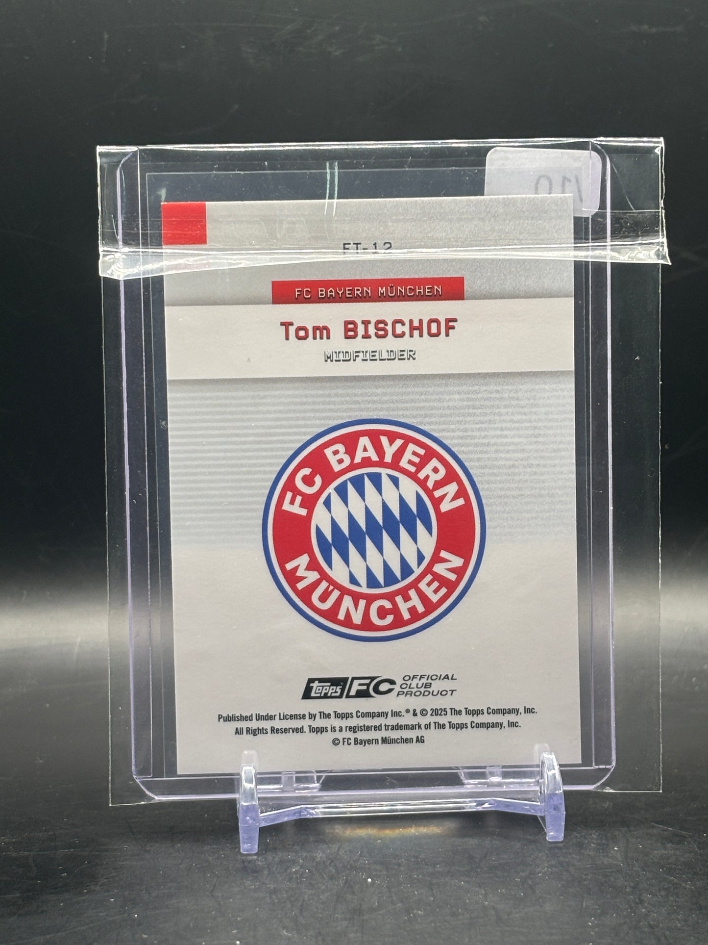 2025-26 Topps Team Set FC Bayern München Tom Bischof 06/10