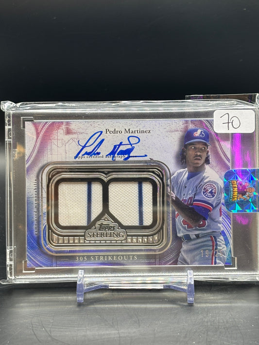 2025 Topps Sterling Pedro Martinez Patch Auto 19/25