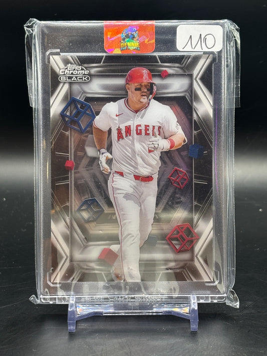 2025 Topps Chrome Black Mike Trout Depth of Darkness SP
