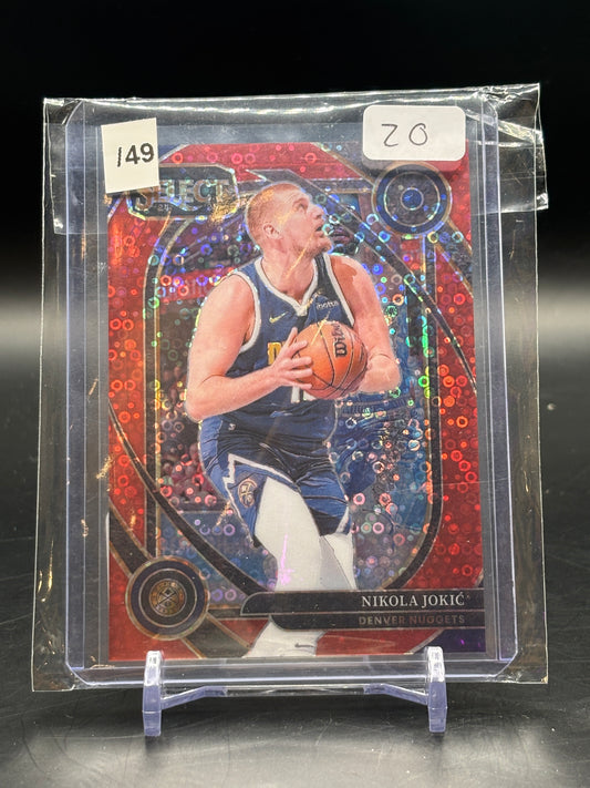 2024/25 Panini Select Nikola Jokic Red Fast Break /49