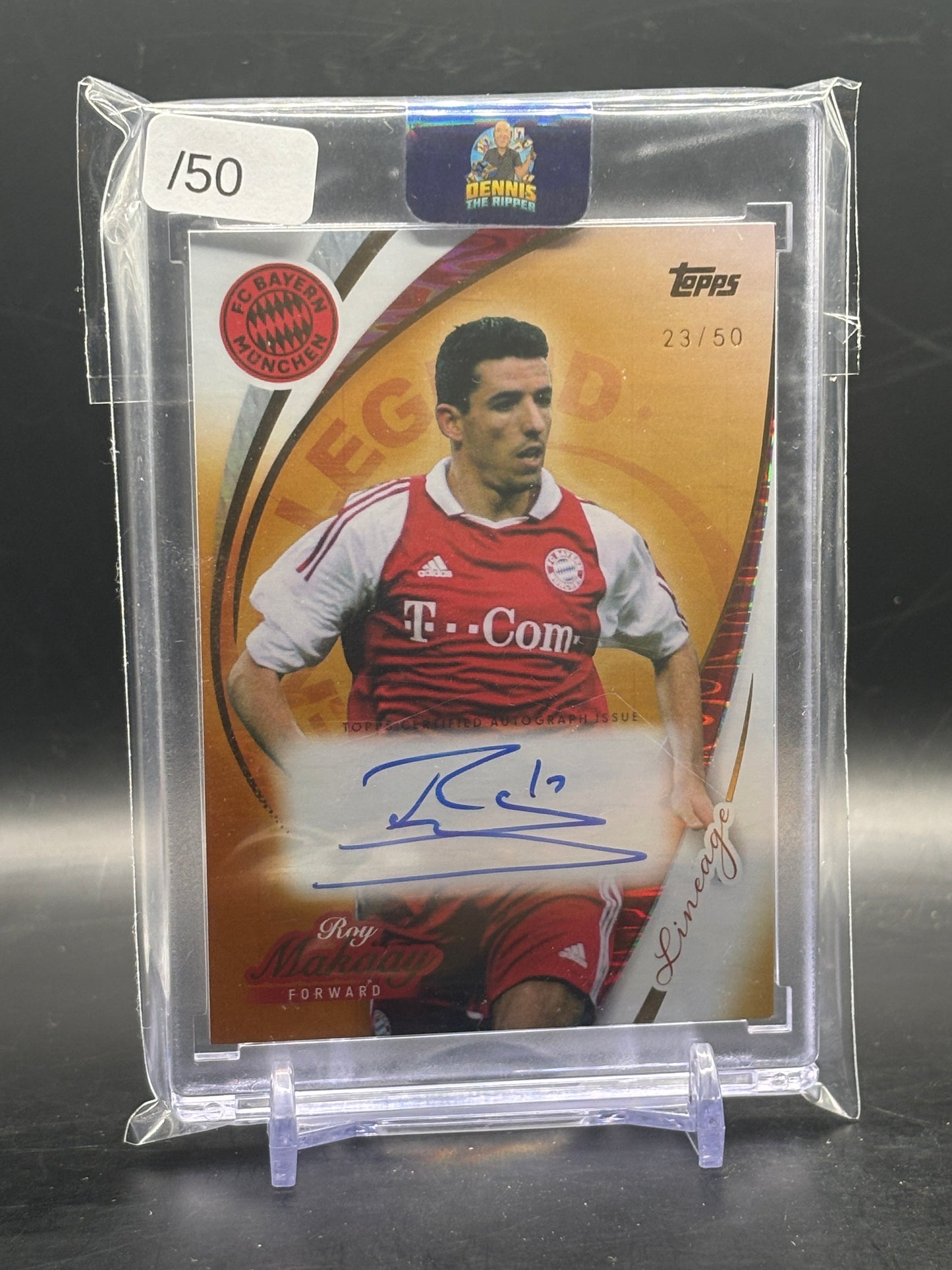 2025-26 Topps Lineage FC Bayern München Roy Makaay Auto 23/50