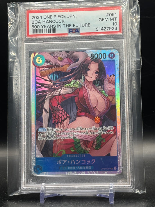 One Piece Boa Hancock (OP07-051) (V.1) PSA 10 91427923