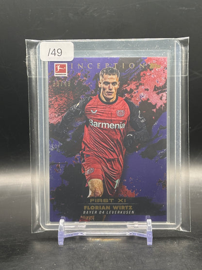 2024-25 Topps Inception Bundesliga Florian Wirtz Bayer Leverkusen First XI 39/49