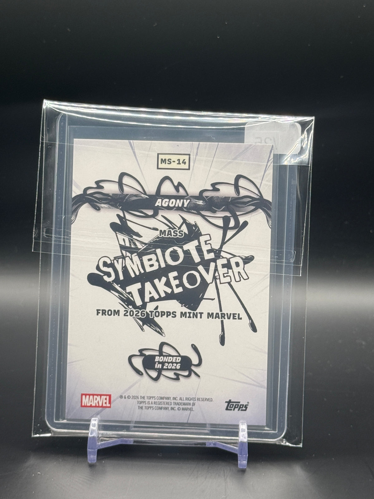 2026 Topps Mint Marvel Agony Orange Mass Symboite Takeover 24/25