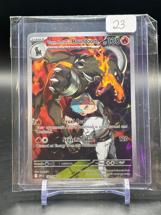 2025 PKM Team Rocket’s Houndoom 191/182