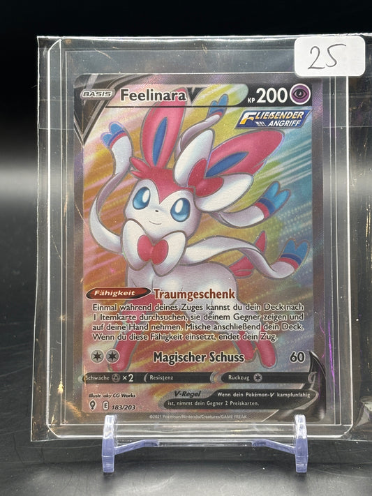 Pokemon Drachenwandel Feelinara V 183/203 Full Art