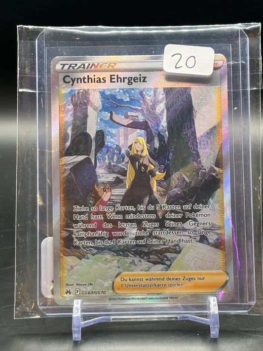 Pokemon Zenit der Könige Cynthias Ehrgeiz DE NM