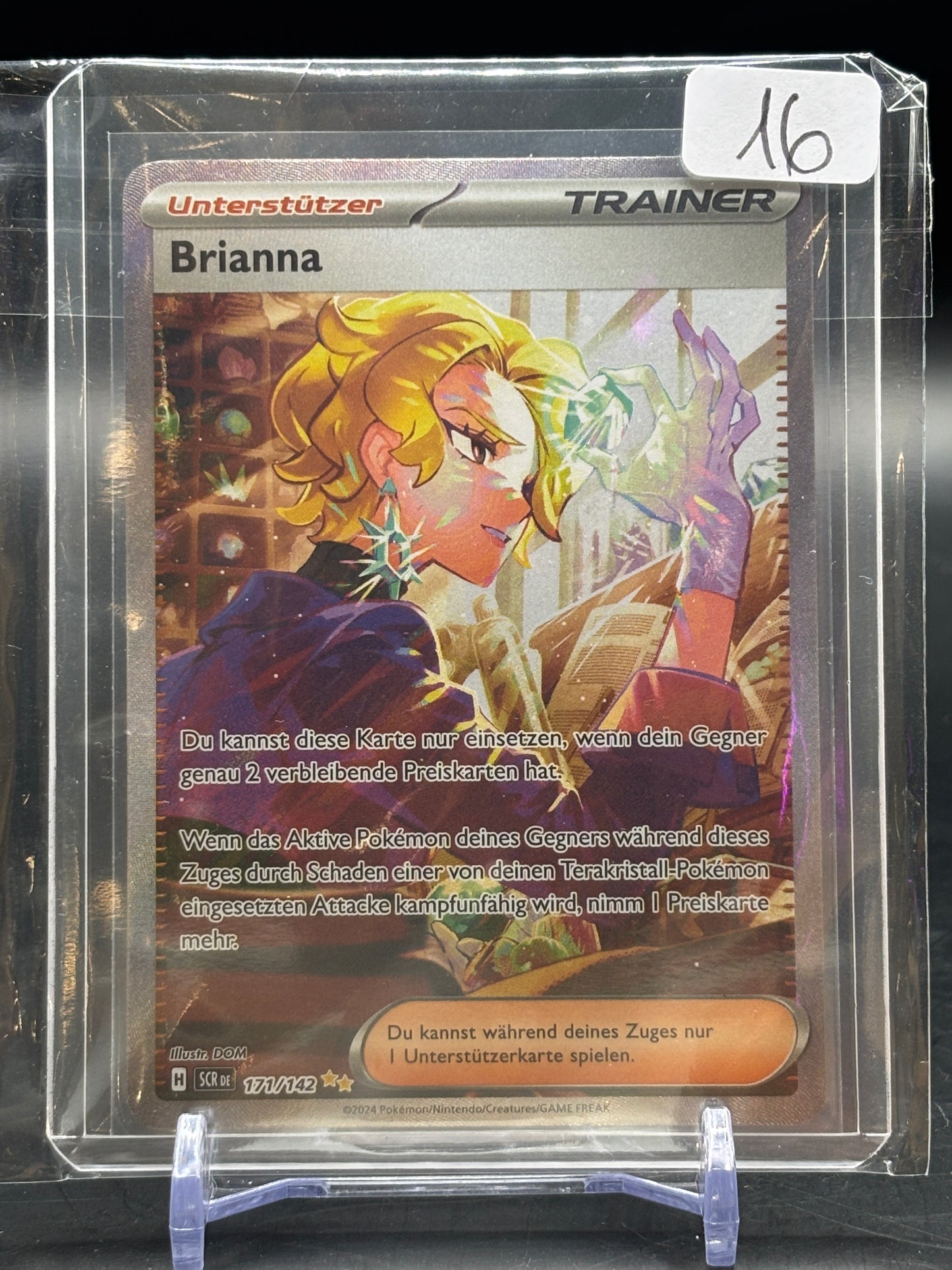 Pokemon Stellakrone Brianna 171/142 Special Illustration Rare NM