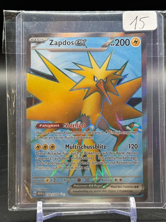2023 PKM Zapdos ex 192/165