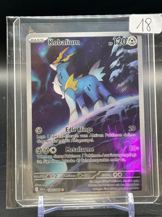 Pokemon Schwarze Blitze Kobalium 144/086 NM