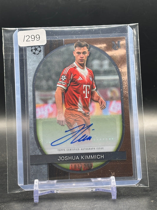 2025-26 Topps Museum UCC Joshua Kimmich FC Bayern München Auto 101/299