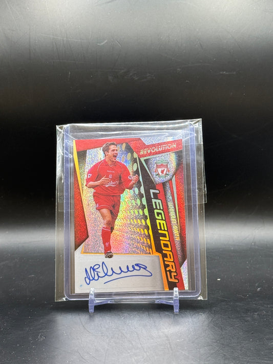 2020-21 Panini Revolution Premier League Michael Owen Liverpool FC Legendary Auto