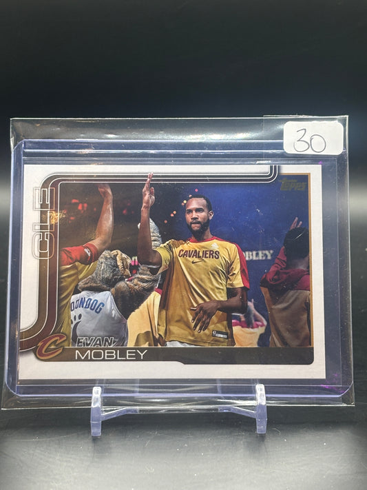 2025 Topps Evan Mobley Golden Mirror SP