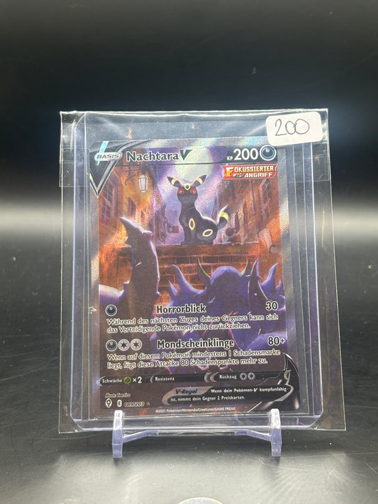 Pokemon Drachenwandel Nachtara V Alt Art 189/203 NM