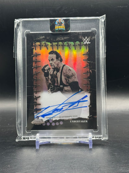 2025 Topps Chrome WWE x Cactus Jack Undertaker Auto