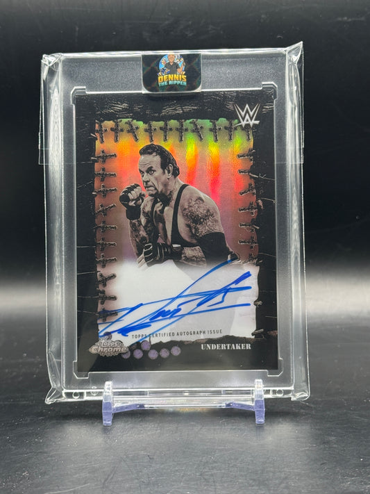 2025 Topps Chrome WWE x Cactus Jack Undertaker Auto