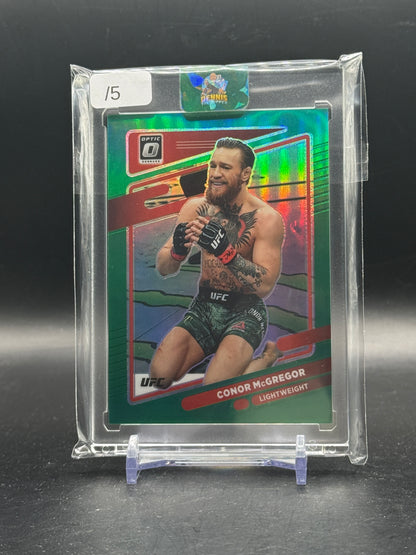 2022 Panini Donruss Optic UFC Conor McGregor Green 5/5