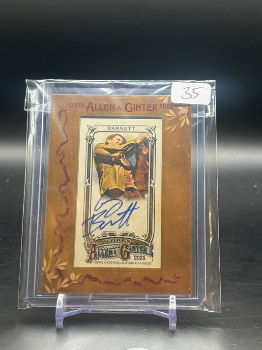 2025 Topps Allen Ginter Greg Barnett Mini Auto