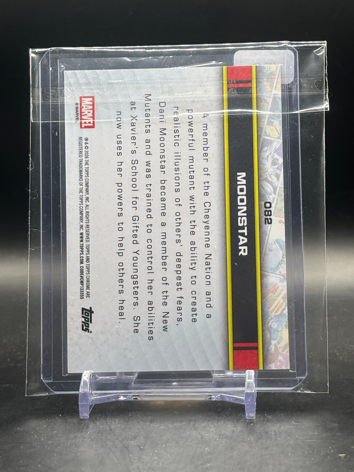 2026 Topps Marvel Comics Chrome Moonstar Gold Waive 15/50