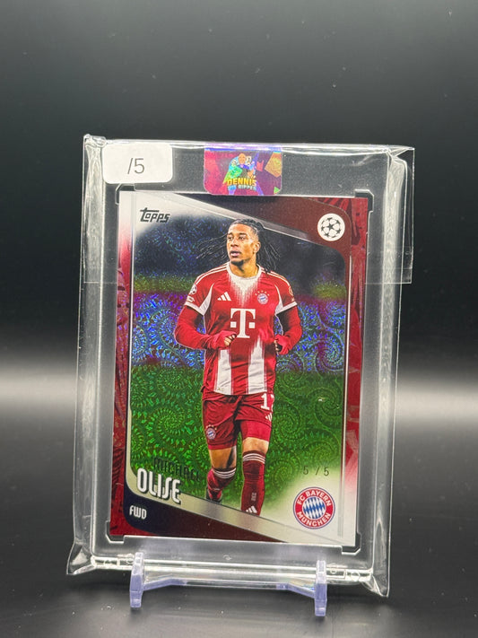 2025-26 Topps Carnaval UCC Michael Olise FC Bayern München Red 5/5