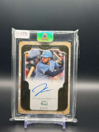 2026 Topps Tier One MLB James Wood Washington Nationals Silver Auto 22/75