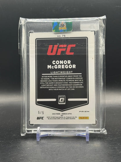 2022 Panini Donruss Optic UFC Conor McGregor Green 5/5