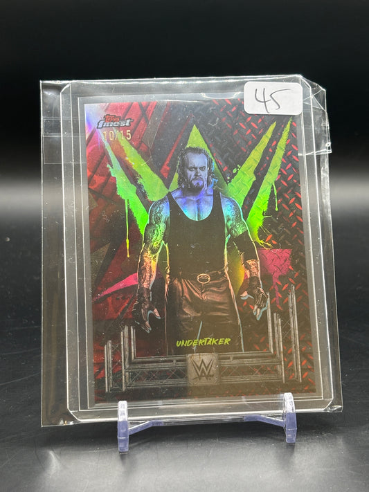 2025 Topps Finest Undertaker Red Uncommon 10/15