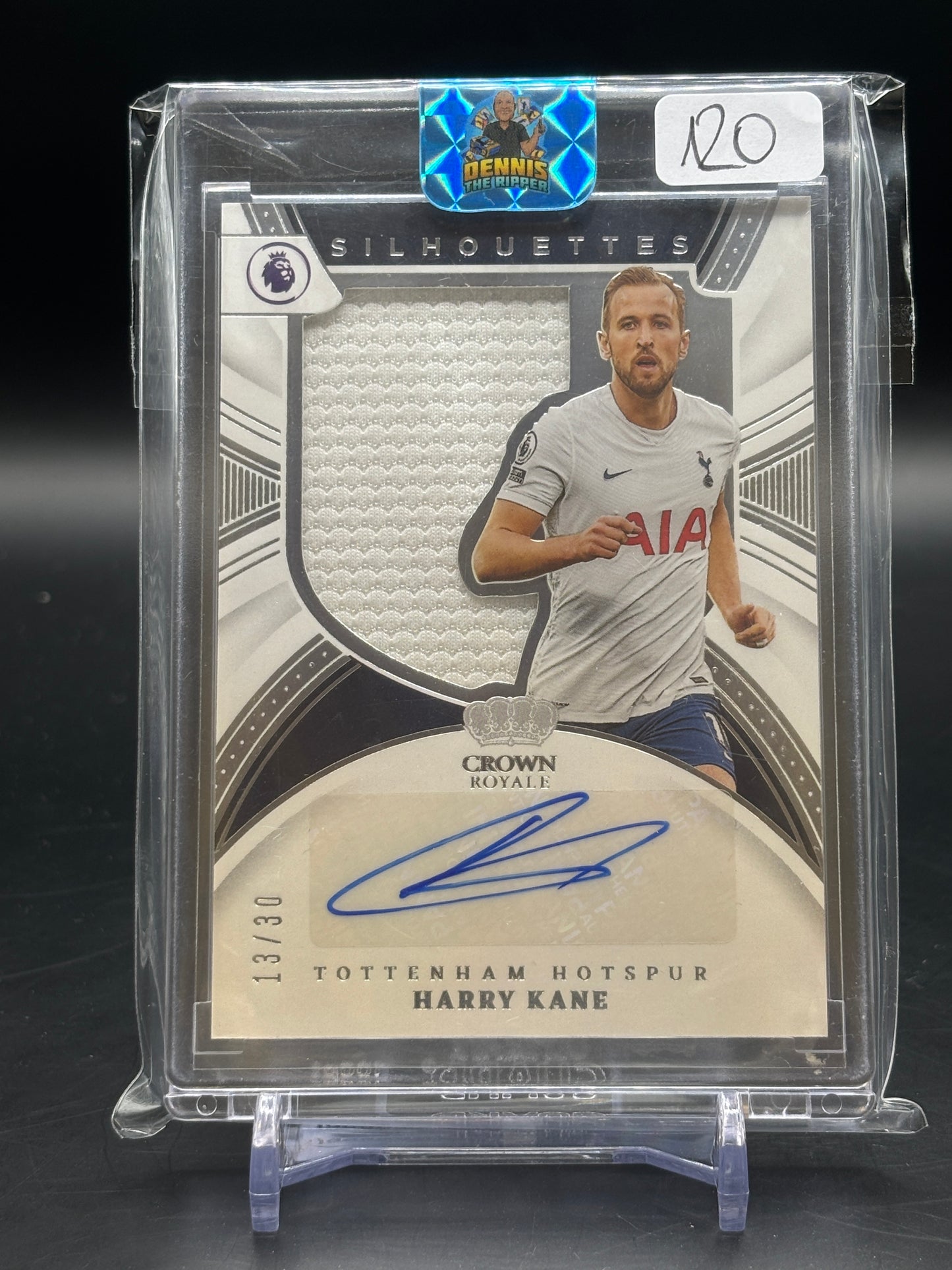 2021/22 Panini Chronicles Crown Royale Harry Kane Silhouettes Patch Auto 13/30